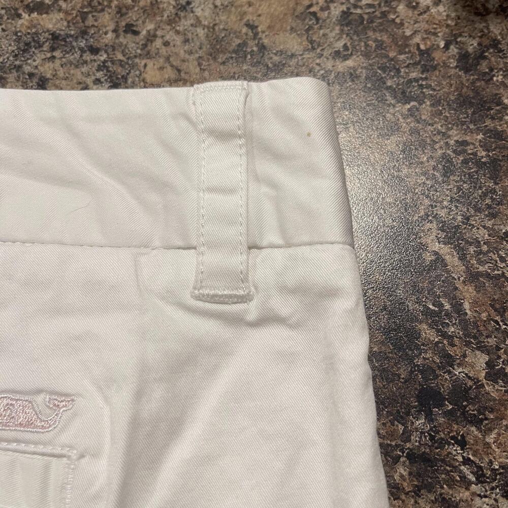 NWT Vineyard Vines Womens Shorts Dayboat Bermuda White 4 Flawed EX - Picture 5 of 7